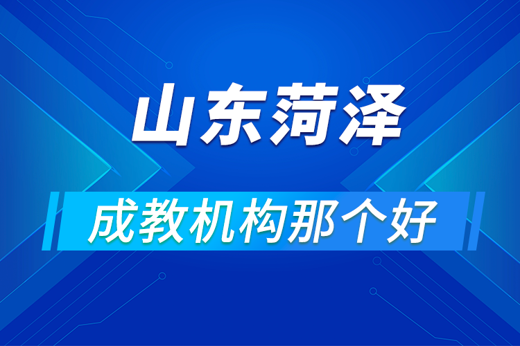 山東省菏澤成考教育機構(gòu)哪個好